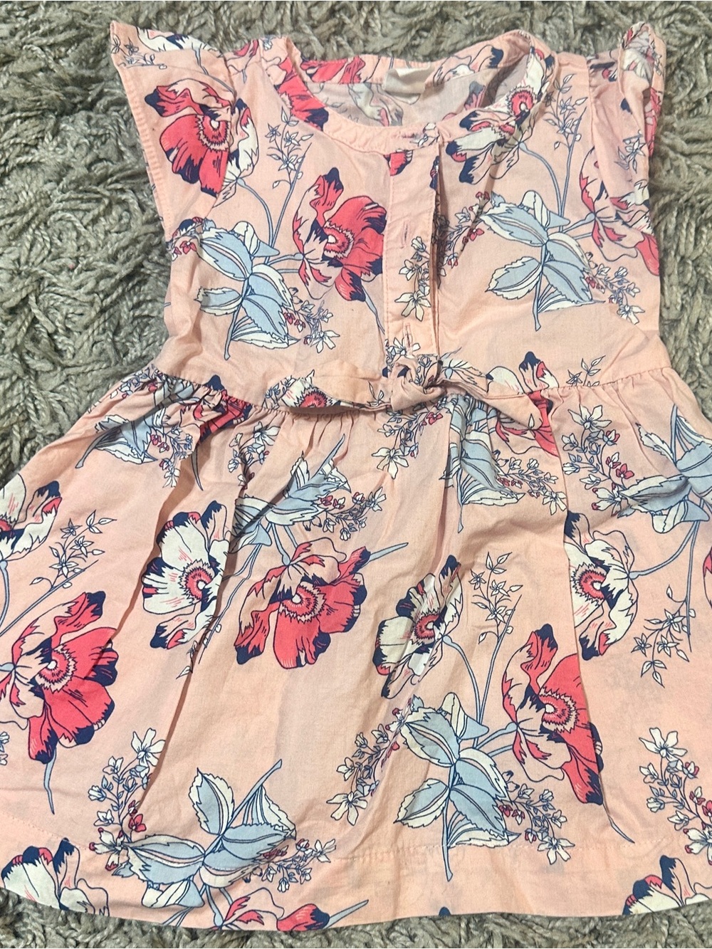 GAP Baby Pink Floral Toddler Top
